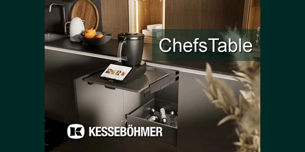 ChefsTable — революционный поворотный стол для современной кухни Kessebohmer в Воронеже