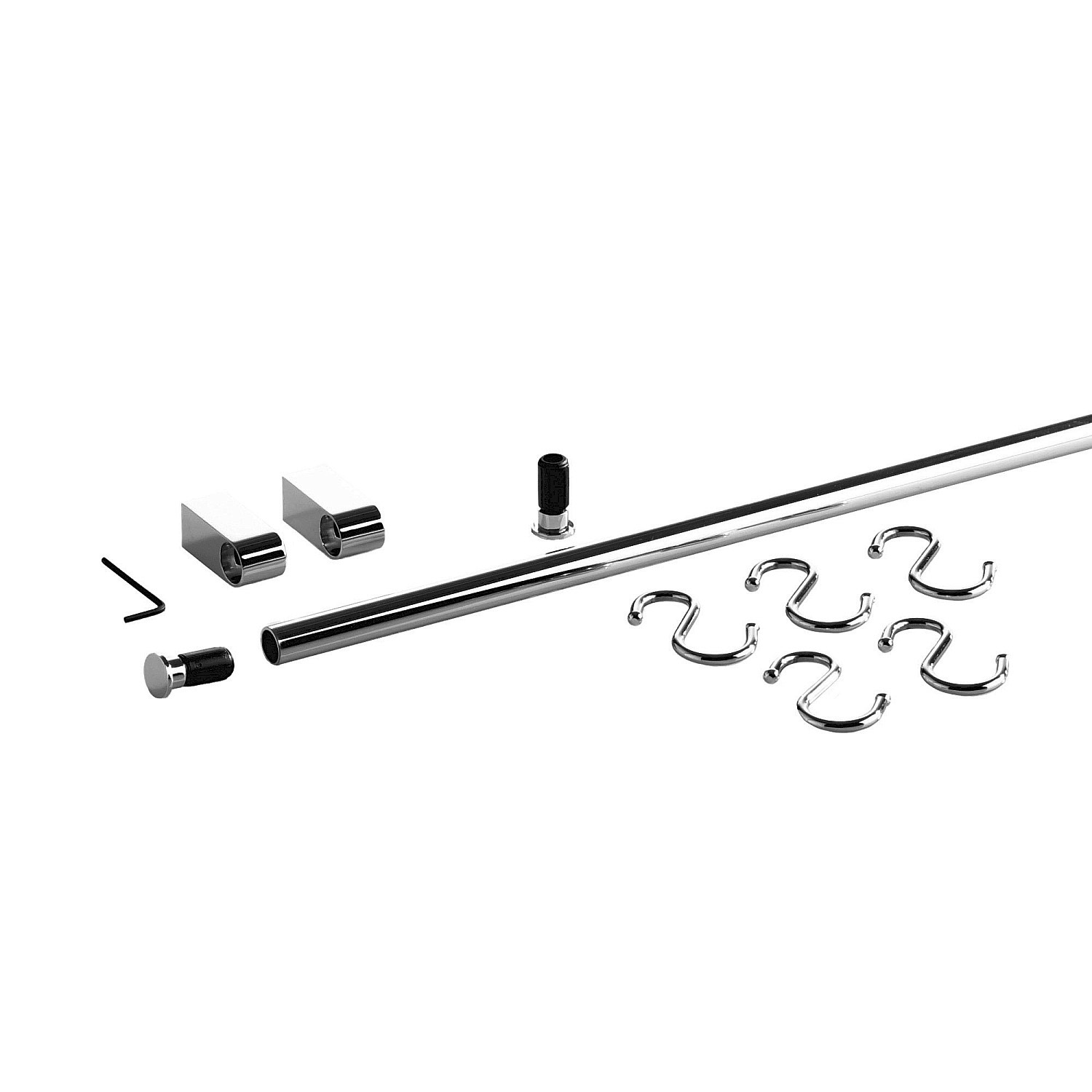 Рейлинг Линеро Классик 1200 мм цвет ХРОМ матовый Kessebohmer | официальный магазин