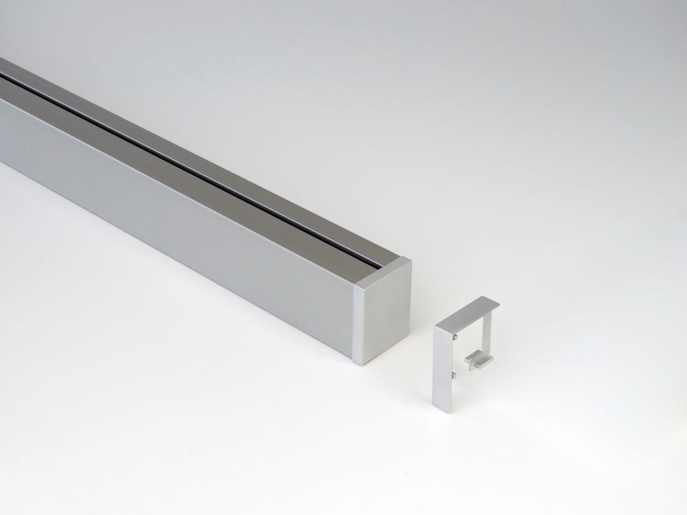 Профиль, ЛинероМозаик 900 мм, с 2 заглушками, соединителем и крепежом, алюминиевый, цвет СТАЛЬ нержавеющая Kessebohmer | официальный магазин